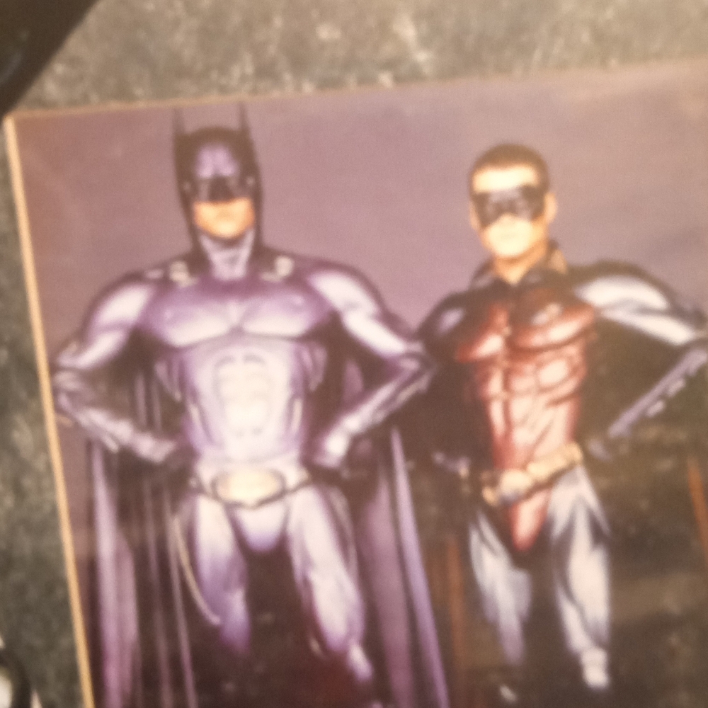Batman n Robin card board poster,1995 movie